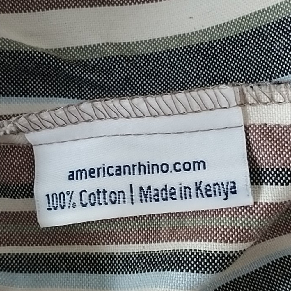 American Rhino Striped Bibi Bomber Jacket M - Picture 5 of 11